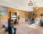 Beautiful and spacious fitness center.